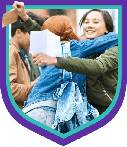 Students hugging