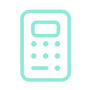 Calculator Blue Icon